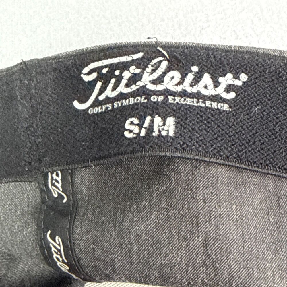 Titleist A-Flex Golf Hat S/M Gray Orange Script Stretch Fit Cap Old Money Preppy - Picture 5 of 6